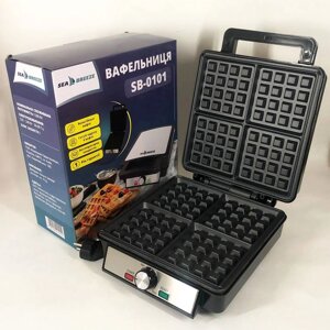 Електровафельниця для бельгійських вафель SeaBreeze SB-0101 1200 Вт, Якісна вафельниця для вафель в Києві від компанії Elektromax