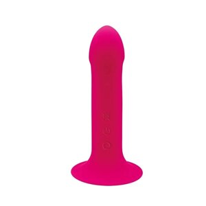 Двошаровий ділдо з вібрацією Adrien Lastic Hitsens 2 Pink, відмінно для страпона, макс діаметр 4 см, в Києві от компании Elektromax