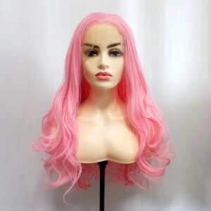 Zadira перука яскраво -рожева жіноча довга хвиляста в Києві от компании Elektromax