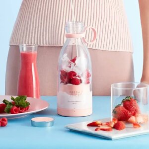 ОЧЕНКА! Портативний блендер FRESH JUICE мініблендер для смузі (Плохе паковання 2105)