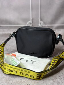 Чоловіча Сумка Off White чорна маленька s087 в Києві от компании Elektromax