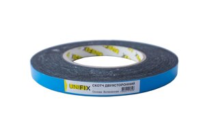 Скотч двосторонній Unifix - 19 мм x 10 м спінений 1 шт.