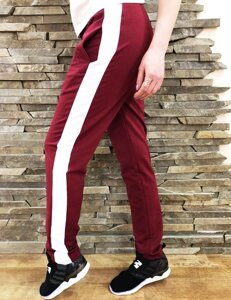 Жіночі штани Slim Fit burgundy в Києві от компании Elektromax