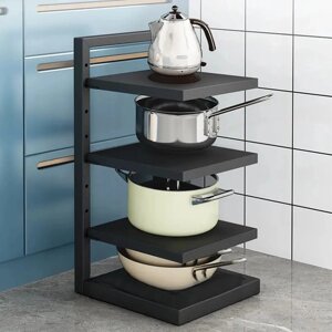 Кухонна полиця для зберігання каструль, 3 рівні Kitchen shelf for storing pots/Полиця на кухню для посуду в Києві от компании Elektromax