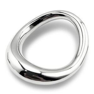 Сталеве ерекційне кільце на головку пеніса Curved Penis Ring Medium в Києві от компании Elektromax