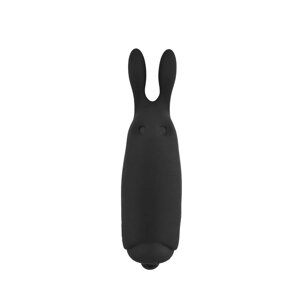 Віброкуля Adrien Lastic Pocket Vibe Rabbit Black зі стимулювальними вушками в Києві от компании Elektromax