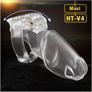 HT V4 Male Chastity Device Maxi clear в Києві от компании Elektromax