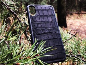 Чохол для (Iphone X) alligator black