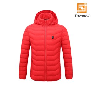 Куртка з підігрівом Thermalli Cimone (червоний, M)