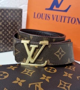 Шкіряний ремінь Louis Vuitton brown унісекс в Києві от компании Elektromax