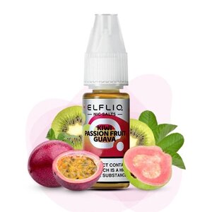 Рідина ELFLIQ 30мл 5%. Ківі Маракуя Гуава (Kiwi Passionfruit Guava) в Києві от компании Elektromax