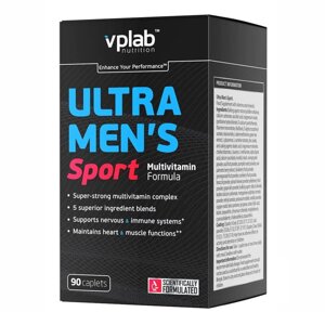 VPLab Ultra Men's Sport multivitamin - 90 caps вітаміни та мінерали в Києві от компании Elektromax