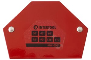 Тримач магнітний для зварювання Intertool - 11кг трапеція 1 шт. в Києві от компании Elektromax