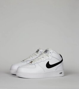 Жіночі кросівки Nike Air Force 1 high Fur White Black