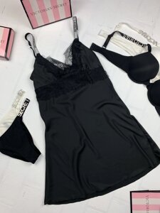 Пеньюар Victoria's secret модель 3 чорний kk018 в Києві от компании Elektromax