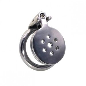 Stainless Steel Male Chastity Device / Stainless Steel Chastity Cage ZQ230 в Києві от компании Elektromax