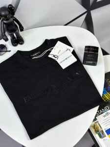 Футболка Emporio Armani чорна mf018 в Києві от компании Elektromax