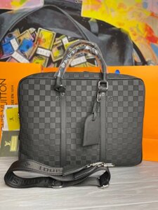 Чоловіча портфель Louis Vuitton Sirius Briefcase Damier Infini s059