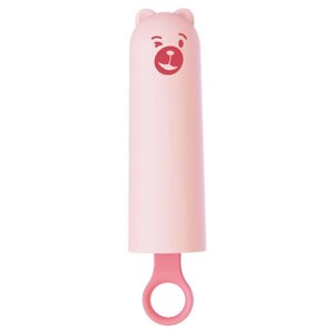 Вібратор CuteVibe Teddy Pink (Black Dildo), реалістичний вібратор під виглядом морозива в Києві от компании Elektromax