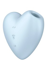 Вакуумний стимулятор-серце з вібрацією Satisfyer Cutie Heart Blue в Києві от компании Elektromax