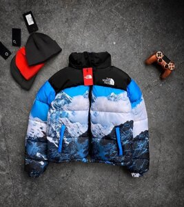 Куртка зимова в стилі The North Face гори