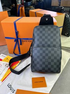 Сумка-слінг сіра Louis ochoton Avenue Damier Graphite c801 в Києві от компании Elektromax