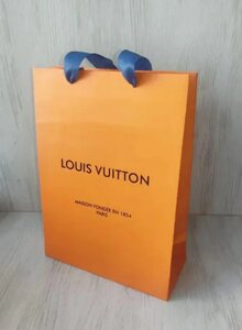 Подарунковий пакет Louis Vuitton помаранчевий в Києві от компании Elektromax