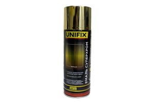 Емаль суперхром Unifix - 400мл дзеркальна золота