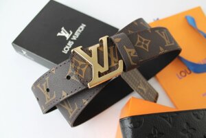 Шкіряний ремінь Louis Vuitton унісекс brown в Києві от компании Elektromax