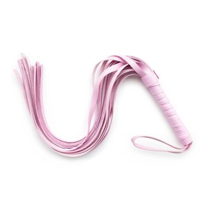 Батіг з рукояткою для рольових ігор Flirt Whip Bound Leather Pink в Києві от компании Elektromax