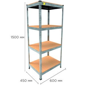 Металевий стелаж MRL-1500 ( 600x450) оцинкований в Києві от компании Elektromax