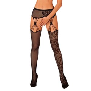 (SALE) Еротичні колготки-бодістокінг Obsessive Garter stockings S821 S/M/L, імітація панчіх і пояса для пан в Києві от компании Elektromax