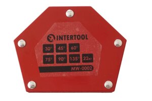 Тримач магнітний для зварювання Intertool - 22кг трапеція 1 шт.