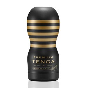 Мастурбатор Tenga Premium Original Vacuum Cup Strong (глибоке горло) з вакуумною стимуляцією в Києві от компании Elektromax