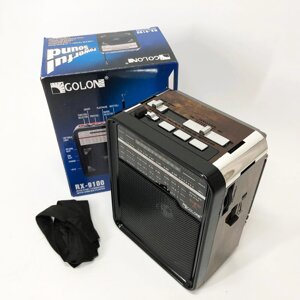 Радіоприймач GOLON RX-9100 USB+SD Радіо з ліхтарем, Ретро радіо, FM передавач. Колір: коричневий в Києві від компанії Elektromax