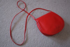 Жіноча сумочка на плече Італія червоний клатч