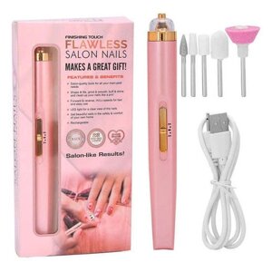 Фрезер для манікюру та педикюру Flawless Salon Nails, ручка фрезер для манікюру. Колір: рожевий в Києві від компанії Elektromax