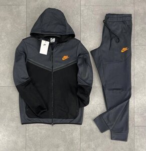 Костюм спортивний чорно графітовий Nike Tech fleece black&graphit в Києві от компании Elektromax