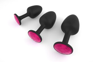 Анальна пробка Dorcel Geisha Plug Ruby L з кулькою всередині, створює вібрації, макс. діаметр 4 см в Києві от компании Elektromax