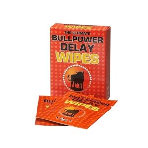 Серветки для затримки еякуляції Bull Power Wipes, 6шт по 2мл