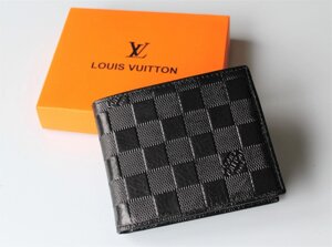 Чоловічий стильний шкіряний гаманець Louis Vuitton чорний в Києві от компании Elektromax