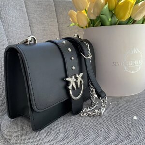 Жіноча сумка  Pinko Classic Love Bag Icon Simply black/silver в Києві от компании Elektromax