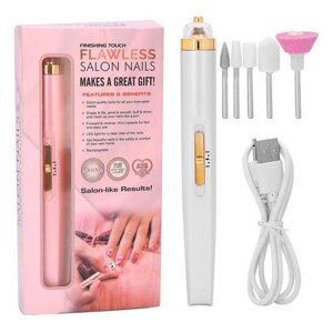 Фрезер для манікюру та педикюру Flawless Salon Nails, фрезер ручний для манікюру. Колір: білий в Києві від компанії Elektromax