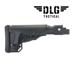 Приклад прямий TBS Shock від DLG Tactical Com Spec  з регульованим підщочником для АК-74 АК 47 АКМ чорний в Києві от компании Elektromax