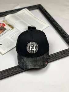 Кепка Fendi black white logo с017 в Києві от компании Elektromax