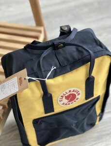 Рюкзак , Fjallraven Kanken Classic жовто-синій унісекс 123461377