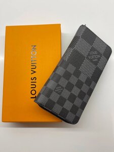 Вертикальний гаманець Louis Vuitton Zippy сірий в Києві от компании Elektromax