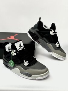 Кросівки високі Nike Air Jordan Retro 4 (Cosmo) black & grey в Києві от компании Elektromax