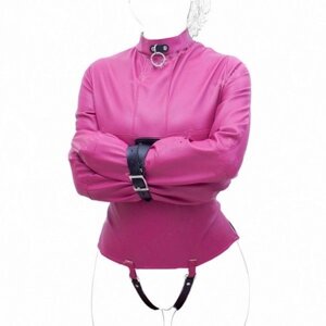 Гамівна сорочка рожева для повного контролю партнера Adjustable Restraint Straitjacket в Києві от компании Elektromax