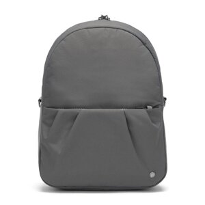 Рюкзак жіночий трансформер антизлодій Citysafe CX Convertible Backpack, 6 ступенів захисту (сірий, 34 х 26 х 12 см)